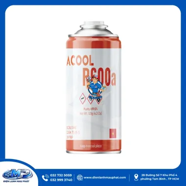 Gas Lạnh R600A Acool Lon Mini 120g Chính Hãng