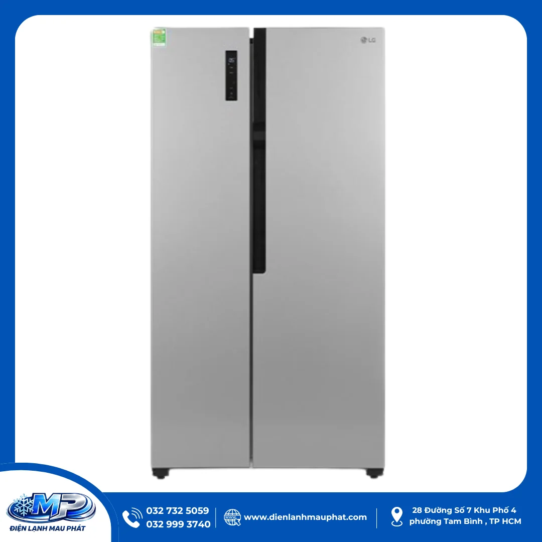 Tủ lạnh LG Inverter 519 lít Side By Side GR-B256JDS